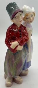 lot 76 image: Royal Doulton Willy Wont He Figurine HN 2150