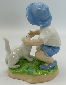 lot 240 image: Royal Worcester September Freda Doughty Figurine from the Months of the Year Series #3457