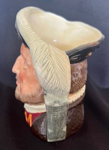 lot 187 image: Royal Doulton English Porcelain Henry VIII Character Mug D6642
