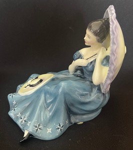 lot 197 image: Royal Doulton Pensive Moments Porcelain Figurine  HN 2704