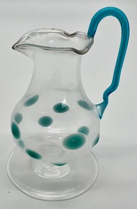 lot 363 image: Three Vintage Miniature Glass Pitchers