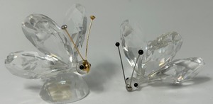 lot 298 image: Swarovski Crystal Butterfly Figurines