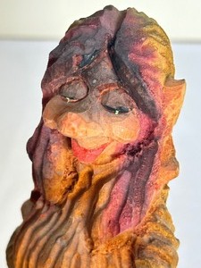 lot 117 image: Wooden Hand Carved Norwegian Figurine