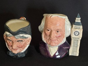 lot 404 image: Four Royal Doulton Character Jugs