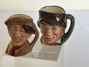 lot 397 image: (7) Royal Doulton Miniature Character Jugs