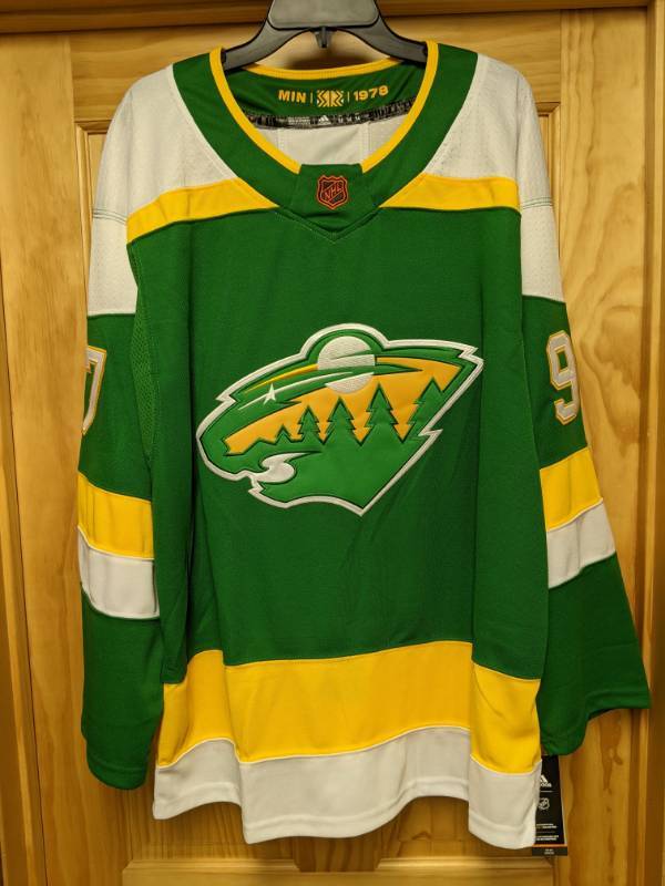Minnesota Wild Kirill Kaprizov Hockey JerseyGreen Used Size 54 Men's Adidas  Jersey