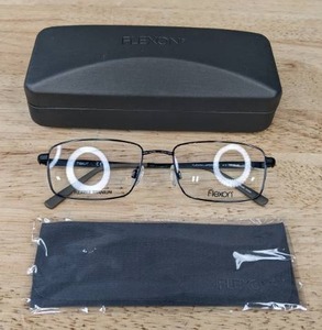lot 132A image: New Flexon Glasses with Display Lenses and Case  L