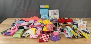 lot 127 image: NEW Various Infant and Little Girl Clothing and Accessories K