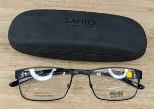 lot 119A image: New Safilo Glasses with Display Lenses and Case  L