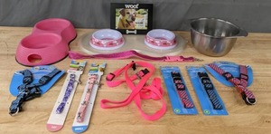 lot 101 image: Pet Supplies Harnesses, Bowls, & More K