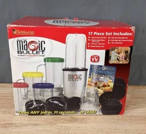 lot 137 image: NEW Magic Bullet 17 Piece Blender Set K