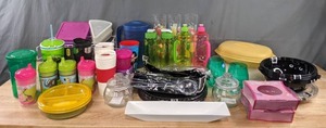 lot 138 image: Assorted Food Storage Containers, Water Bottle, Beverage Dispenser and More K