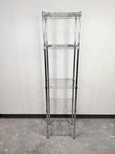 lot 147 image: Wire 5-Shelf Shelving Unit G