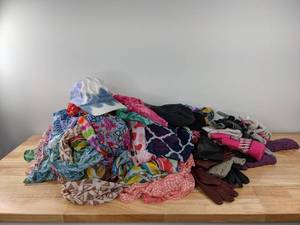 lot 172 image: An Assortment of NEW Adidas Hat, Beanie Hats, Scarves, Gloves K