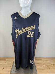 lot 77 image: BRAND NEW Anthony Davis New Orleans Pelican NBA Basketball Jersey Adidas Size 3XL K