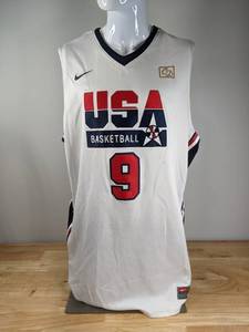 lot 56 image: Nike Michael Jordan USA Basketball Jersey Size XXL K