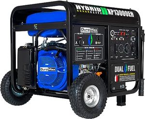 lot 3 image: Brand New DuroMax XP13000EH Dual Fuel Portable Generator 13000 Watt Gas or Propane Powered Electric Start-Home Back Up G