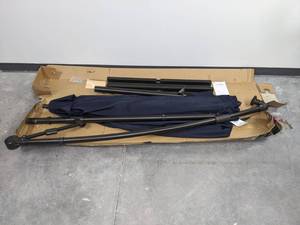 lot 88A image: 10 Offset Hanging Umbrella - Navy   T