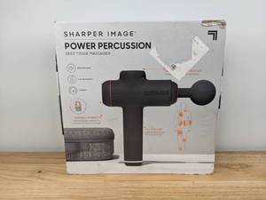 lot 38 image: Sharper Image Power Percussion Deep Tissue Massager   K