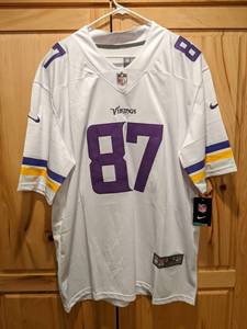 lot 82A image: Brand New Minnesota Vikings T.J. Hockenson NFL Nike Football Jersey Mens Size XL I