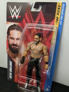 lot 41A image: Brand New Seth Rollins WWE Autographed Wresting Action Figure I