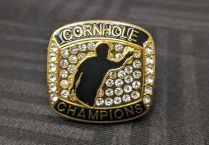 lot 19A image: Brand New Cornhole Champions Ring Bags Championship V