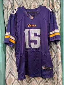 lot 468 image: Minnesota Viking Greg Jennings NFL Football Jersey Mens Size 56 XXXL P