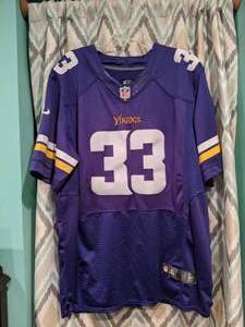 lot 470 image: Minnesota Vikings Dalvin Cook NFL Football Jersey Mens Size 52 XXL P
