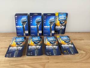 lot 53A image: Resellers Dream Brand New Gillette Proglide Chill Shaving Blades and Razor Handles I