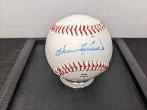 lot 9A image: Harmon Killebrew Autographed Minnesota Twins MLB Rawlings Baseball with Display Case O