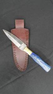 9 Damascus Steel Fixed Blade Knife