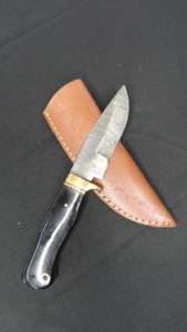 8 Damascus Steel Fixed Blade Knife