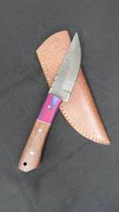 7 58 Damascus Steel Fixed Blade Knife