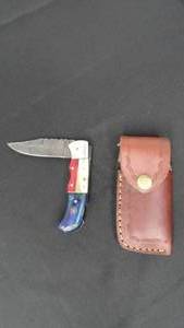 6 12 Damascus Steel Fixed Blade Knife