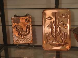 lot 33 image: Copper Dcor&nbspMolds & Strainers