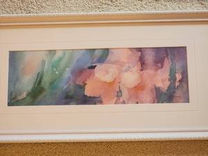 lot 40 image: Spring Rain Watercolor by Marie Sweeney