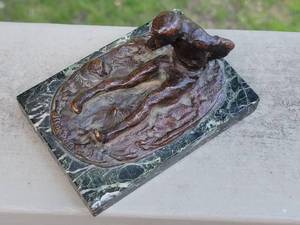 lot 12 image: Rene Paris Stamped Bronze