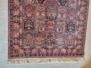 lot 23 image: Fabulous Wool Checkerboard Area Rug