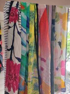 lot 15H image: Variety Bundle of Silk Summer Scarves C