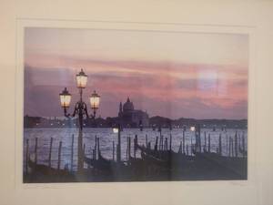 lot 19A image: SIGNED Romantic Fine Art Photography Print - Sunset Venice