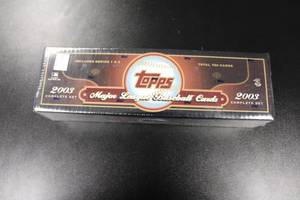 lot 32 image: 2003 Topps Baseball Factory Sealed Complete Set