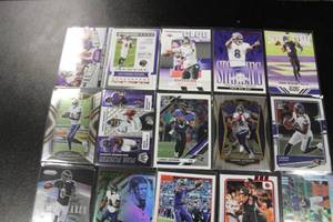 lot 39 image: Lamar Jackson Football Card Lot  20 Different Cards