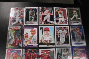 lot 44 image: Mike Trout Baseball Card Lot  20 Different Cards