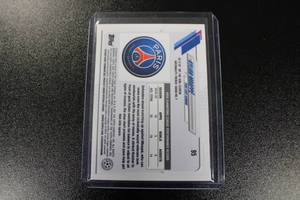 lot 74 image: 2021 Topps Chrome Pink Wave Refractor Kylian Mbappe #95