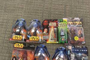 lot 92 image: Star Wars  Star Trek Sealed Action Figure Resale Lot  12 Units