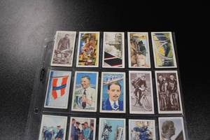 lot 110 image: Vintage Cigarette Card Lot - NavyTravelAthletics  20 Cards