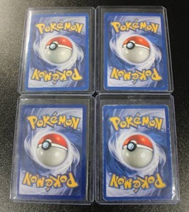 lot 120 image: Poliwrath Holo Base Set 2 - Chansey Holo Base Set 2 - Muk Holo Fossil - Erikas Clefable Holo Gym Heroes