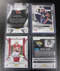 lot 126 image: Football Card Autograph Rookie Card Lot  Rondale Moore - Trey McBride - Laviska Shenault Jr - Pierre Strong Jr.