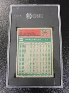 lot 127 image: 1975 Topps Mini Harmon Killebrew #640 SGC 6