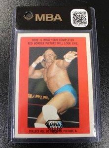 lot 174 image: 1985 Topps WWF Stickers Hulk Hogan #11